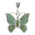 Authentic Sterling Silver Southwest Turquoise Butterfly Pendant MX62841
