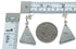 Southwest Sterling Silver Turquoise Post Dangle Earrings MX63273