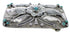 Silver And Turquoise Flower Belt Buckle AX78263