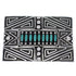 Silver Turquoise Needlepoint Belt Buckle AX78266