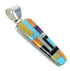Southwest Authentic Sterling Silver Multicolor Pendant MX65397