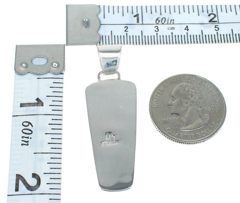Southwest Silver Multicolor Pendant MX65399