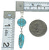 Turquoise Multicolor Reversible Silver Southwest Pendant MX65583