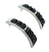 Jet And Genuine Sterling Silver Southwest Post Earrings WX63416