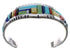 Multicolor Southwest Sterling Silver Substantial Bracelet VX63236