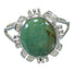 Southwest Turquoise And Silver Ring Size 8-1/4 VX64148