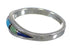 Multicolor Inlay Southwest Silver Ring Size 6-1/4 QX75697