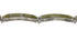 Southwest Genuine Sterling Silver Turquoise Inlay Link Bracelet VX63473