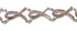 Pink Shell Inlay Sterling Silver Ribbon Link Bracelet VX63491