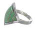 Turquoise Opal Southwestern Silver Ring Size 7 QX82577