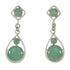 Turquoise Authentic Sterling Silver Post Dangle Southwest Earrings MX64664