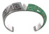 Turquoise And Sterling Silver Heavy Cuff Bracelet VX63543
