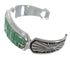 Southwestern Turquoise Genuine Sterling Silver Jewelry Cuff Bracelet VX63570