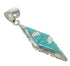 Sterling Silver Southwest Opal And Turquoise Pendant MX63875