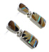 Multicolor Southwestern Genuine Sterling Silver Post Dangle Earrings WX64203