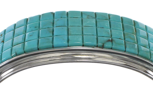 Genuine Sterling Silver Turquoise Cuff Bracelet VX63706