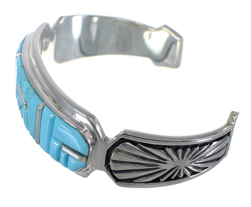 Turquoise Sterling Silver High Quality Cuff Bracelet VX63713