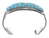 Turquoise Sterling Silver High Quality Cuff Bracelet VX63713