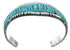 Genuine Sterling Silver Turquoise Sturdy Cuff Bracelet VX63730