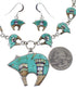 Mesa Design Bear Sterling Silver Multicolor Link Necklace Set WX71712
