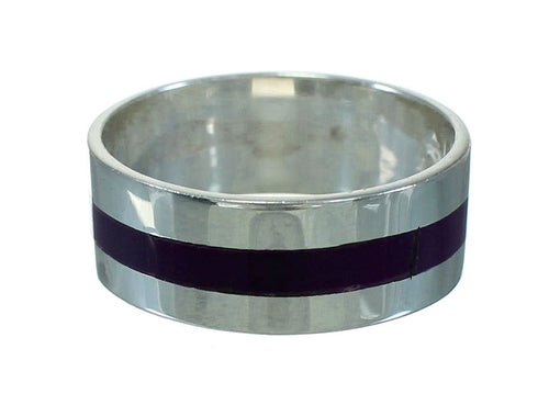 Authentic Sterling Silver Sugilite Ring Size 4-1/2 RX63624