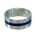 Lapis And Sterling Silver Southwest Ring Size 4-1/2 RX63648