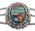 Multicolor Genuine Sterling Silver Cuff Bracelet VX63858