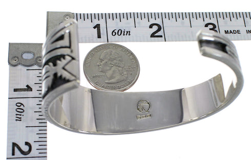 Multicolor Native American Design Feather Cuff Bracelet VX63915