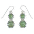 Turquoise Sterling Silver Hook Dangle Earrings AX78552