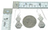 Turquoise Sterling Silver Southwest Hook Dangle Earrings AX78554