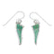 Turquoise Genuine Sterling Silver Hook Dangle Earrings AX78587