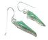 Turquoise Genuine Sterling Silver Hook Dangle Earrings AX78587