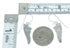 Turquoise Genuine Sterling Silver Hook Dangle Earrings AX78587