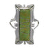 Southwest Silver And Turquoise Ring Size 8-1/2 YX79975