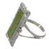 Southwest Silver And Turquoise Ring Size 8-1/2 YX79975