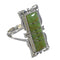 Sterling Silver And Turquoise Southwest Ring Size 8-1/2 YX80015