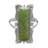 Silver And Turquoise Southwest Ring Size 7 YX80007