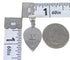 Genuine Sterling Silver And Multicolor Tear Drop Southwest Pendant VX64483
