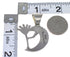Whiterock Sunset Sterling Silver Kokopelli Pendant VX64495