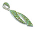 Authentic Sterling Silver Southwest Turquoise Pendant MX65166