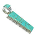 Southwest Turquoise Silver Pendant MX65175