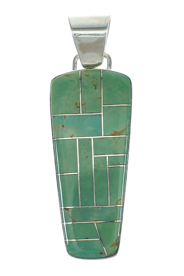 Southwest Sterling Silver Turquoise Pendant MX65178