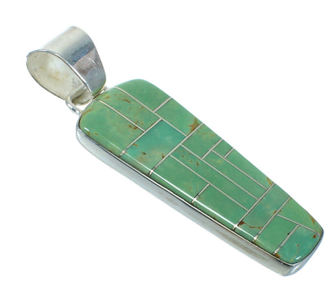 Southwest Sterling Silver Turquoise Pendant MX65178