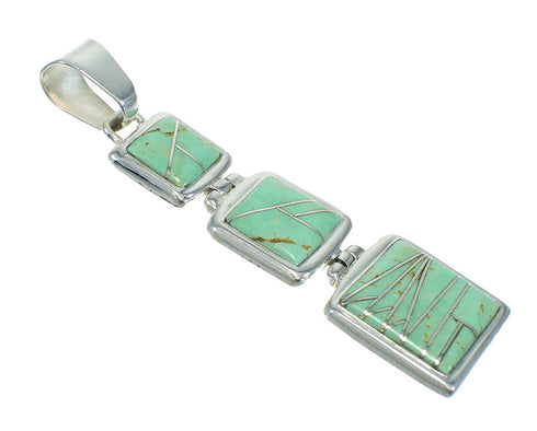 Genuine Sterling Silver Turquoise Pendant MX65245