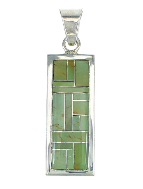 Turquoise And Sterling Silver Southwest Pendant MX65272