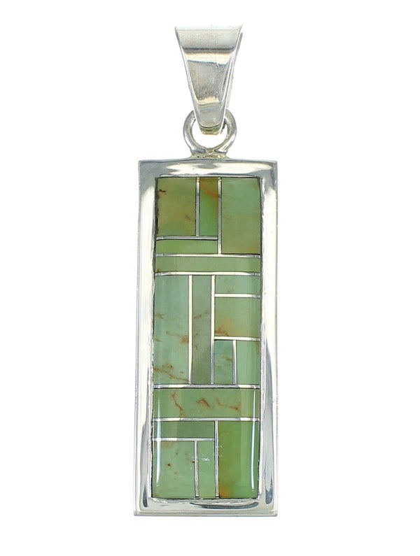 Turquoise And Sterling Silver Southwest Pendant MX65272