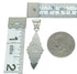 Silver Turquoise Inlay Pendant MX65291
