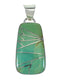 Silver Southwest Turquoise Pendant MX65329