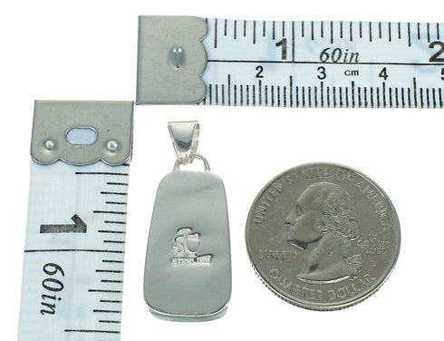 Silver Southwest Turquoise Pendant MX65329