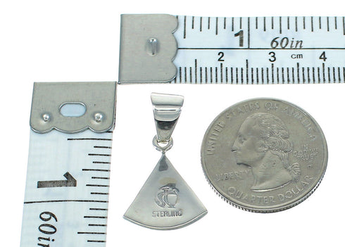 Sterling Silver Turquoise Inlay Pendant MX65360